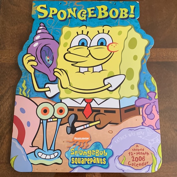 SpongeBob SquarePants Calendar 12 Month 2006 Pad Sponge Bob Square Pants - Picture 7 of 7